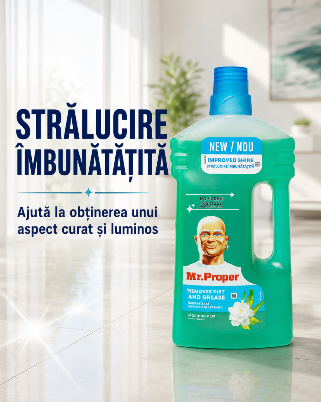Mr Proper Morning Dew Detergent Universal pentru Suprafete 1 L [4]