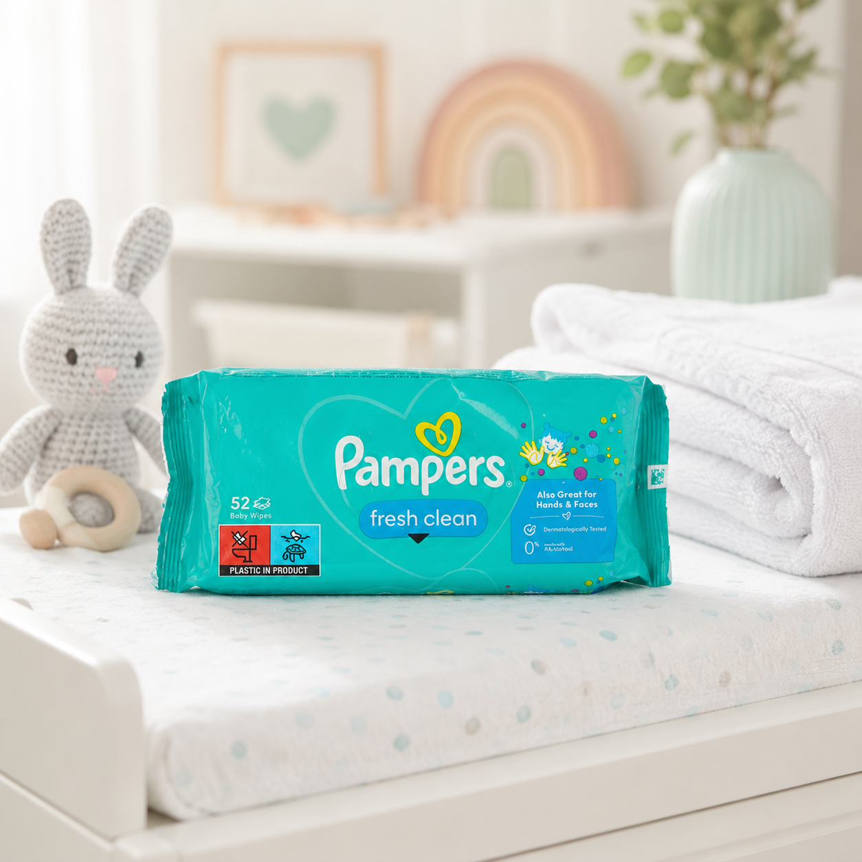 Pampers Fresh Clean Șervețele Umede Copii 52 Bucăți [2]