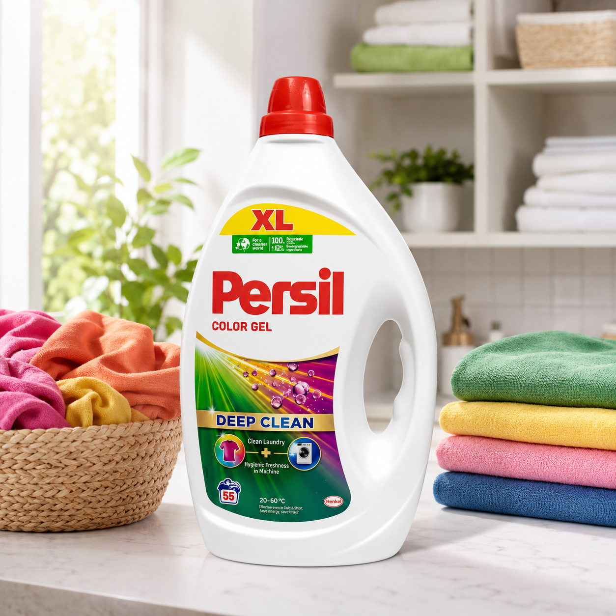 Persil Color Gel Deep Clean Detergent Lichid Rufe Colorate 2.475 L 55 Spălări [2]