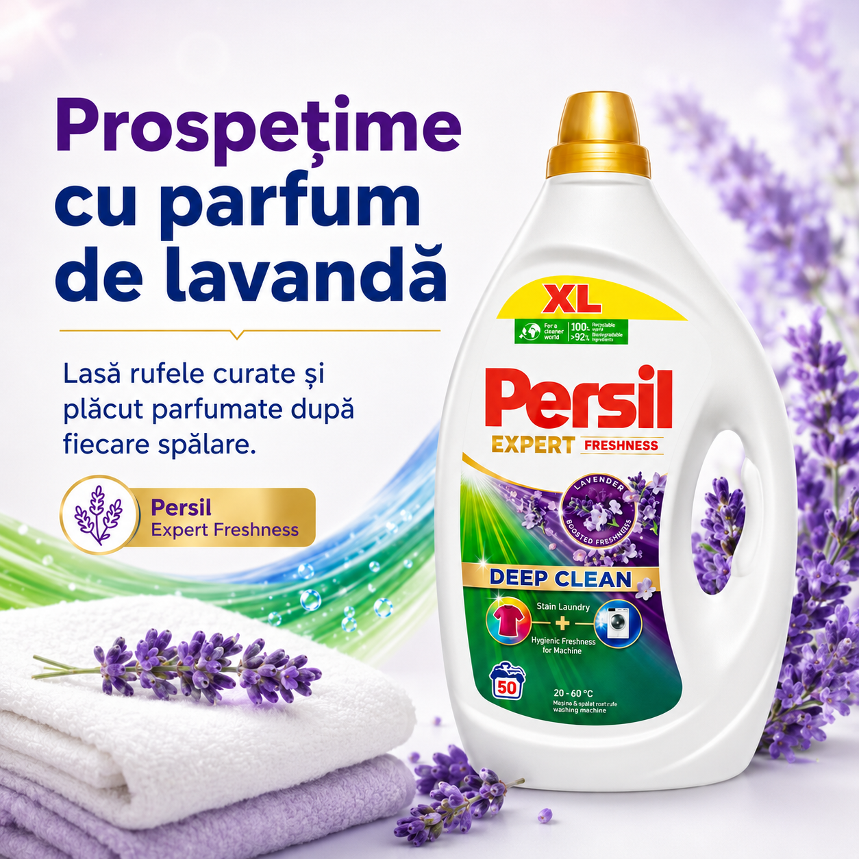 Persil Expert Freshness Lavandă Detergent Lichid 2.25 L 50 Spălări [3]