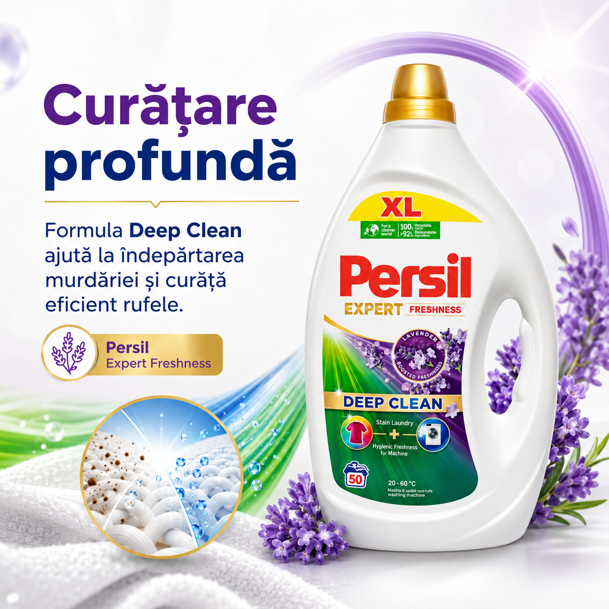 Persil Expert Freshness Lavandă Detergent Lichid 2.25 L 50 Spălări [2]