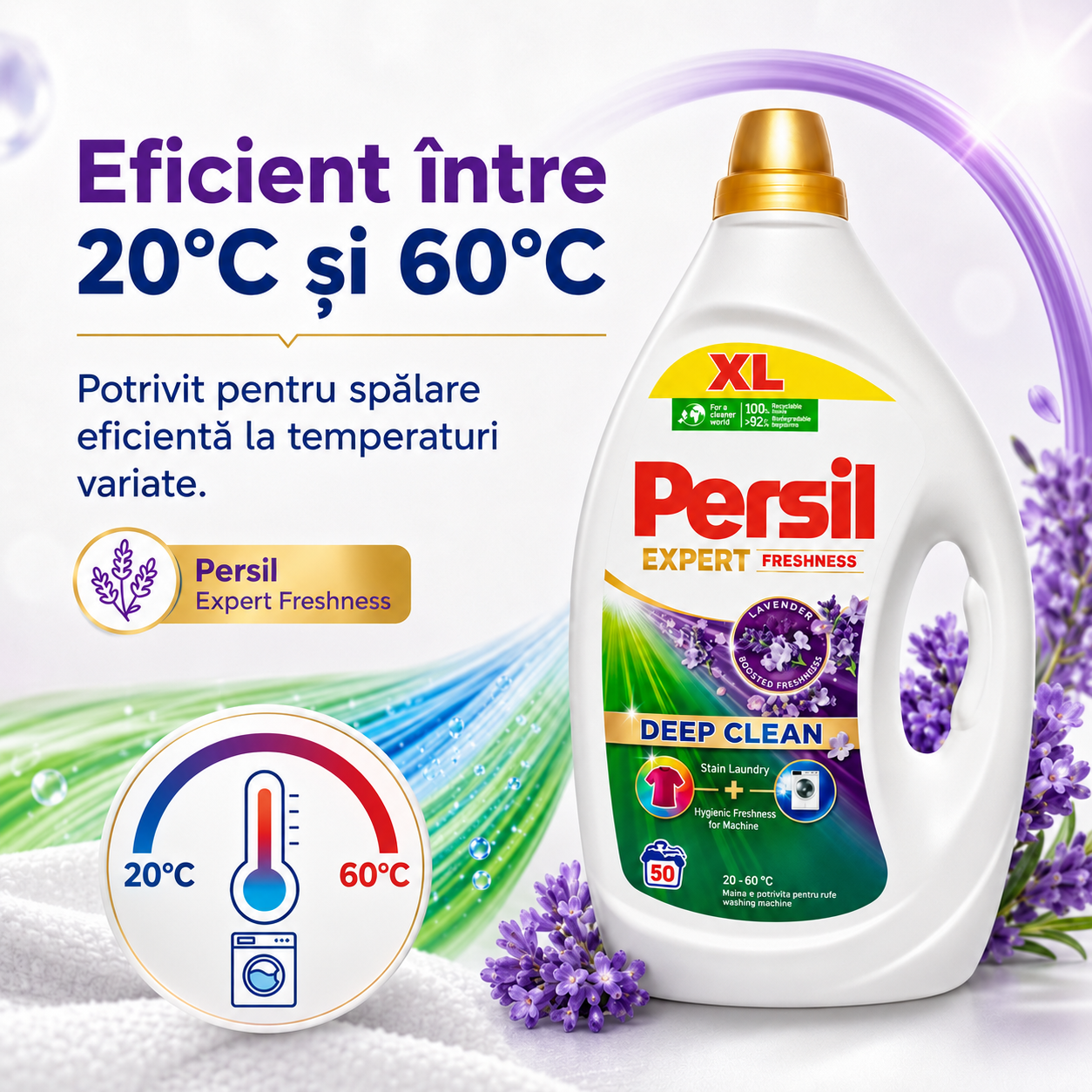 Persil Expert Freshness Lavandă Detergent Lichid 2.25 L 50 Spălări [5]