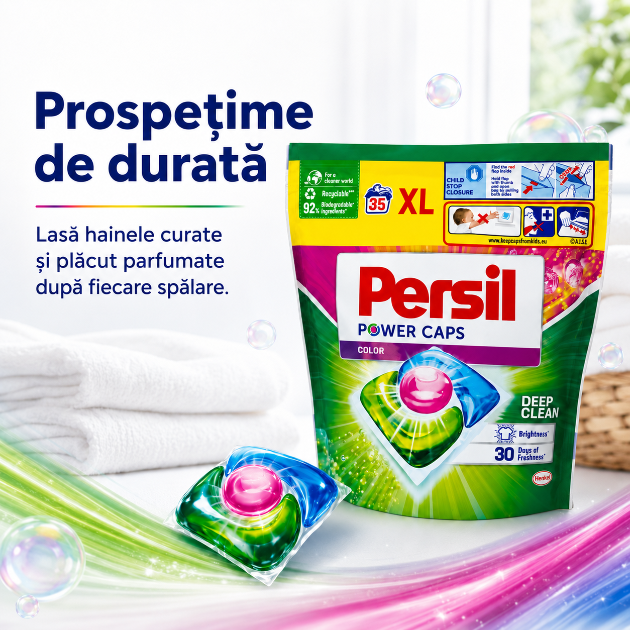Persil Power Caps Color Capsule Detergent 35 Bucăți [4]