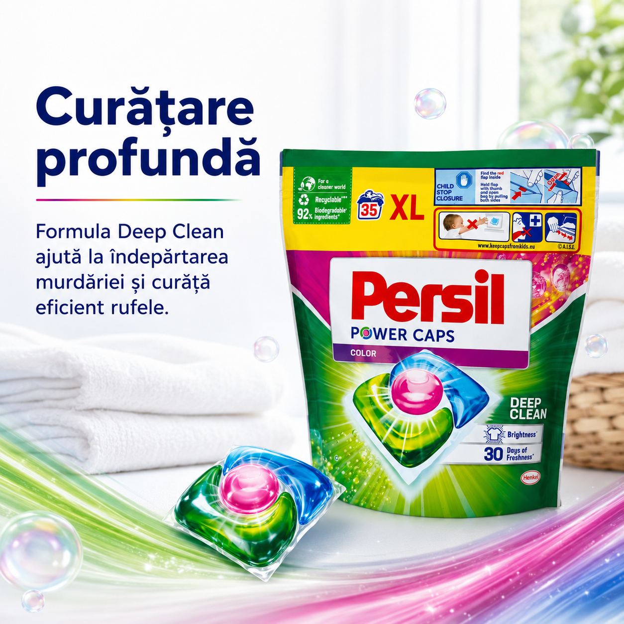 Persil Power Caps Color Capsule Detergent 35 Bucăți [2]