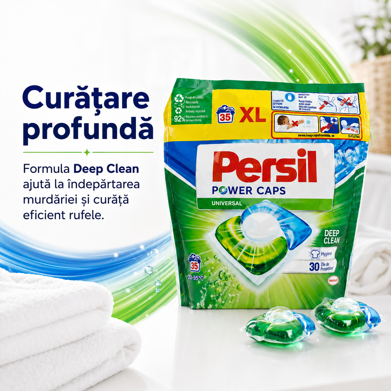 Persil Power Caps Universal Capsule Detergent 35 Bucăți [2]