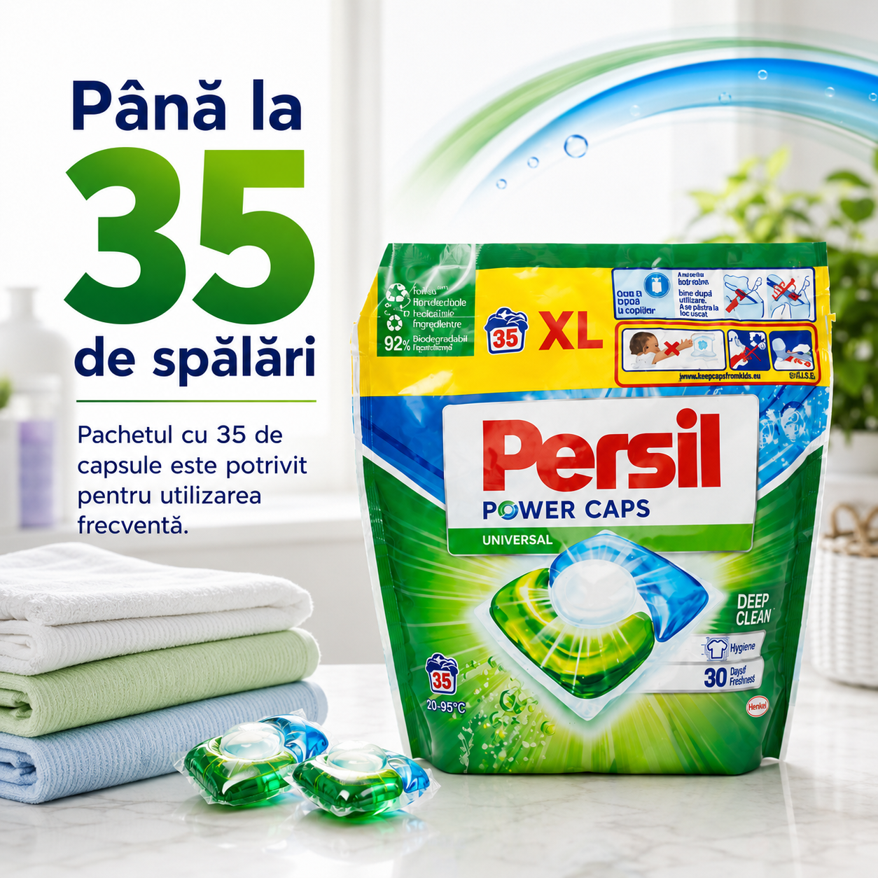 Persil Power Caps Universal Capsule Detergent 35 Bucăți [5]