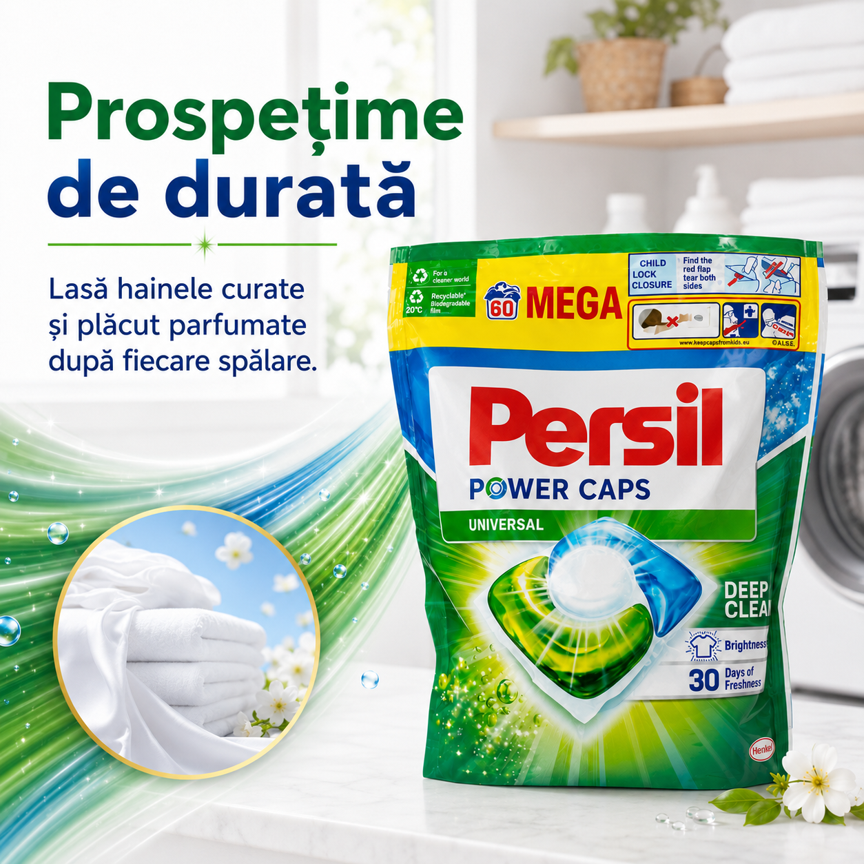 Persil Power Caps Universal Capsule Detergent 60 Bucăți [4]