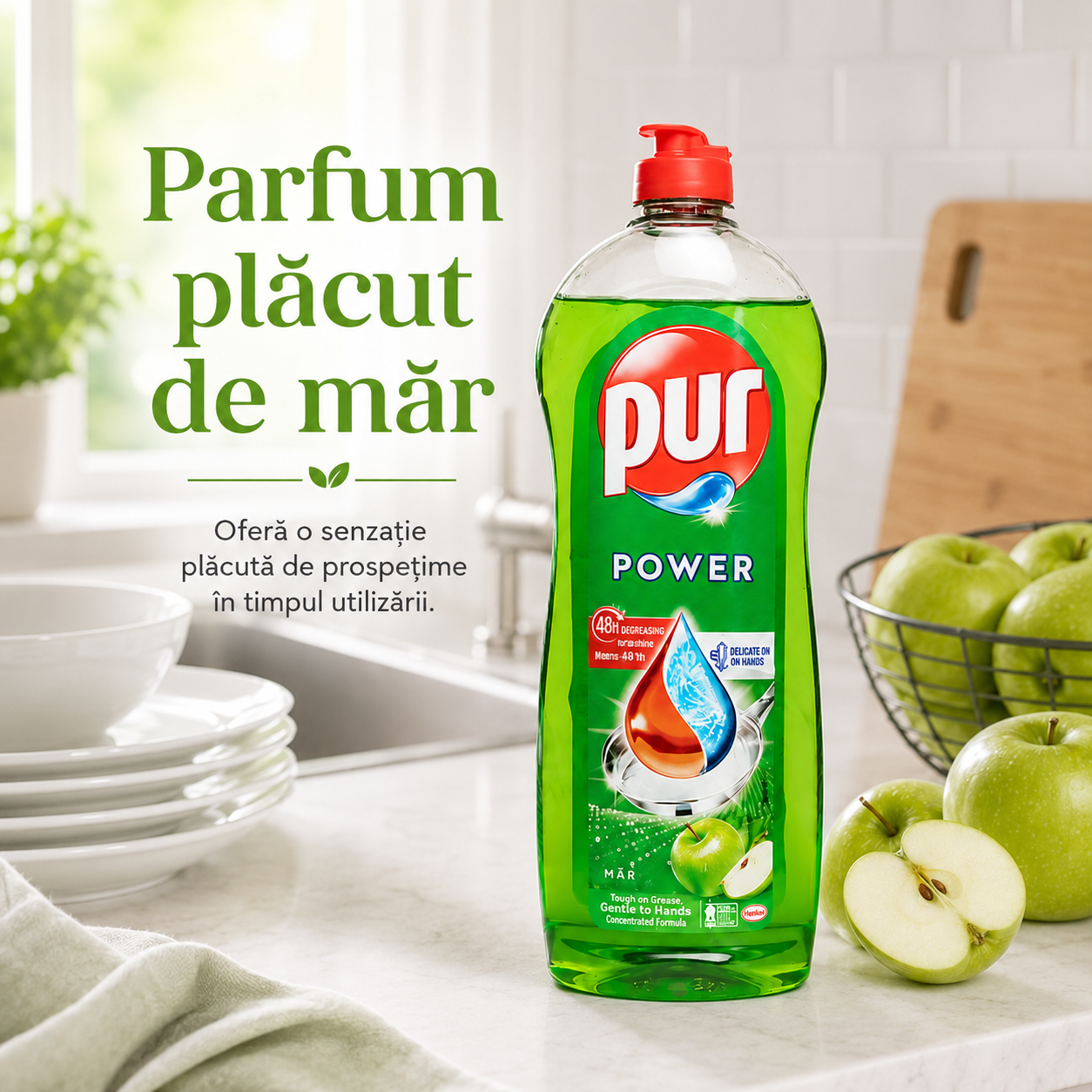Pur Power Măr Detergent de Vase 750 ml [3]