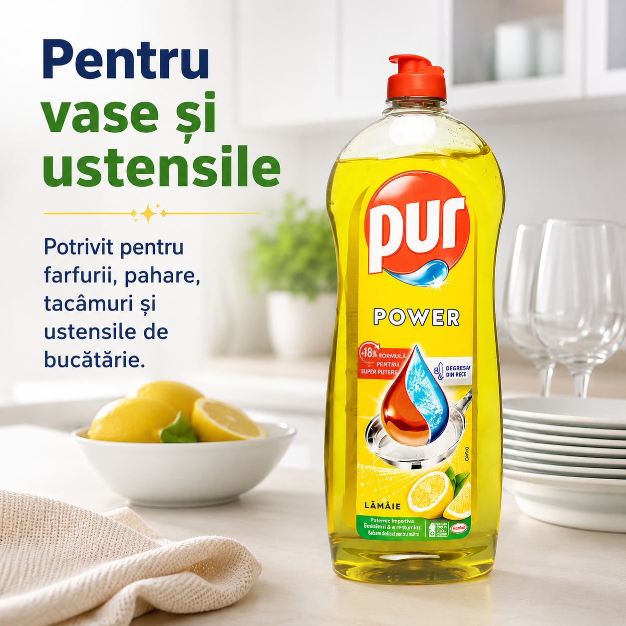 Pur Power Lămâie Detergent de Vase 750 ml [3]