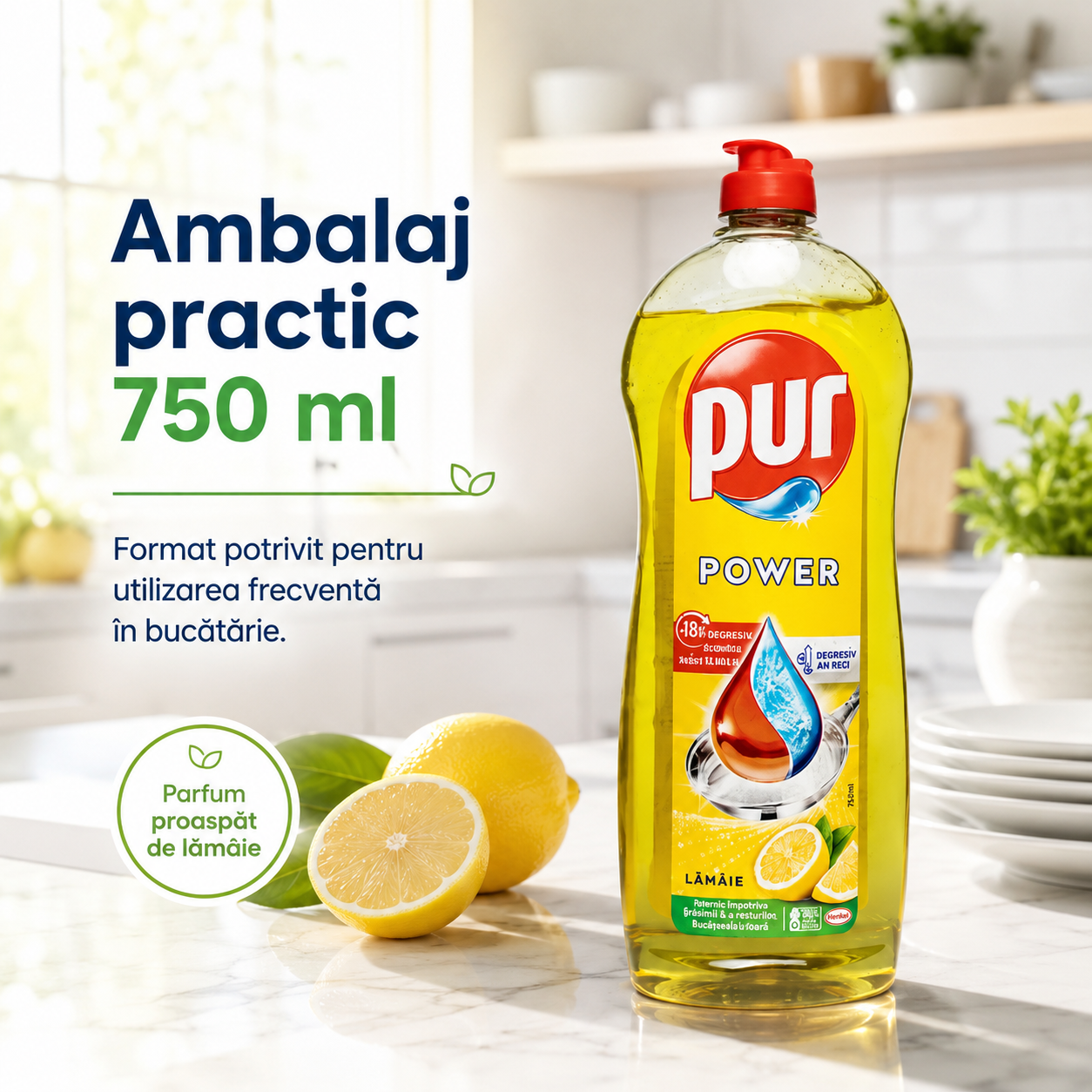 Pur Power Lămâie Detergent de Vase 750 ml [5]