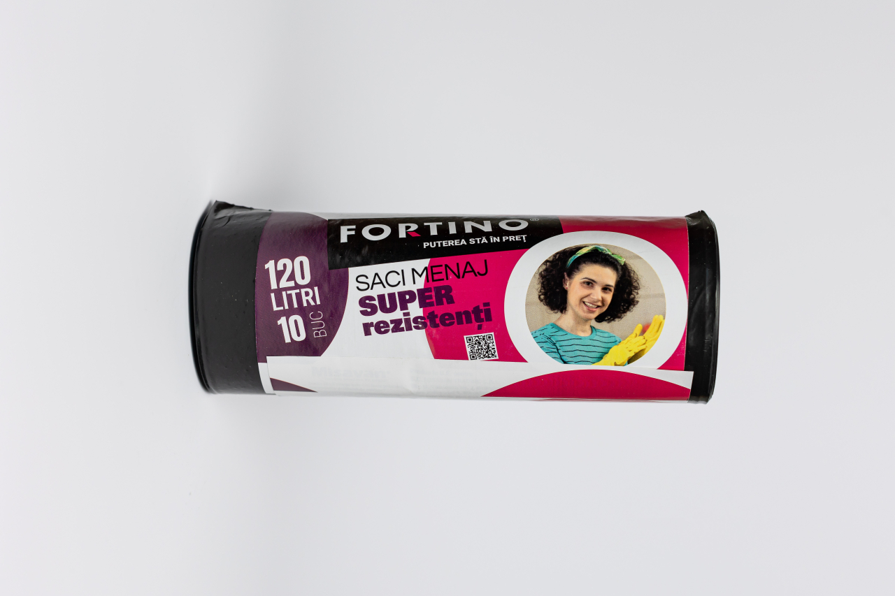 Saci menajeri Fortino 120l, 10buc/set, negri [2]