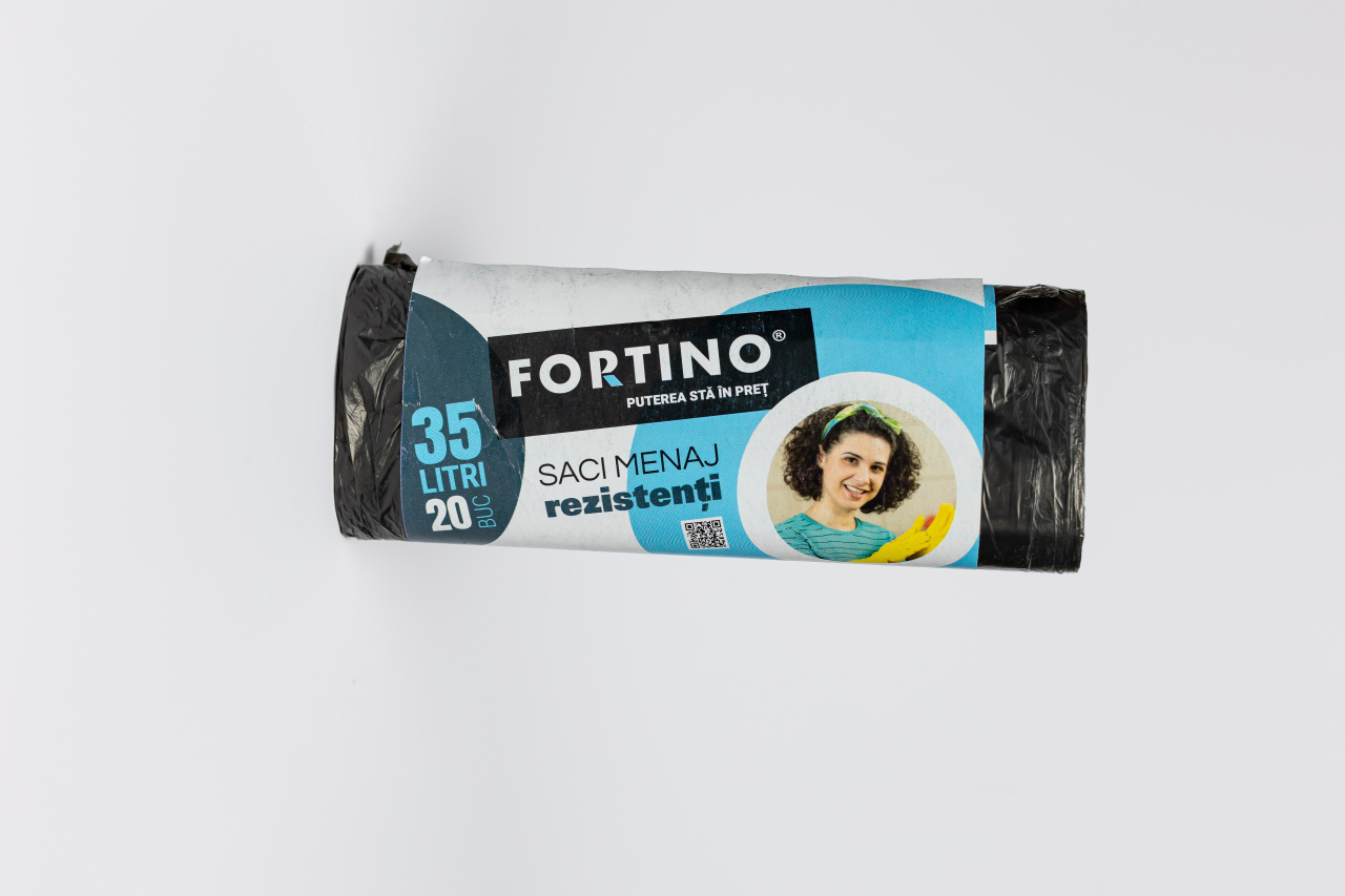 Saci menajeri Fortino 35l, 20 buc/set, negri [2]