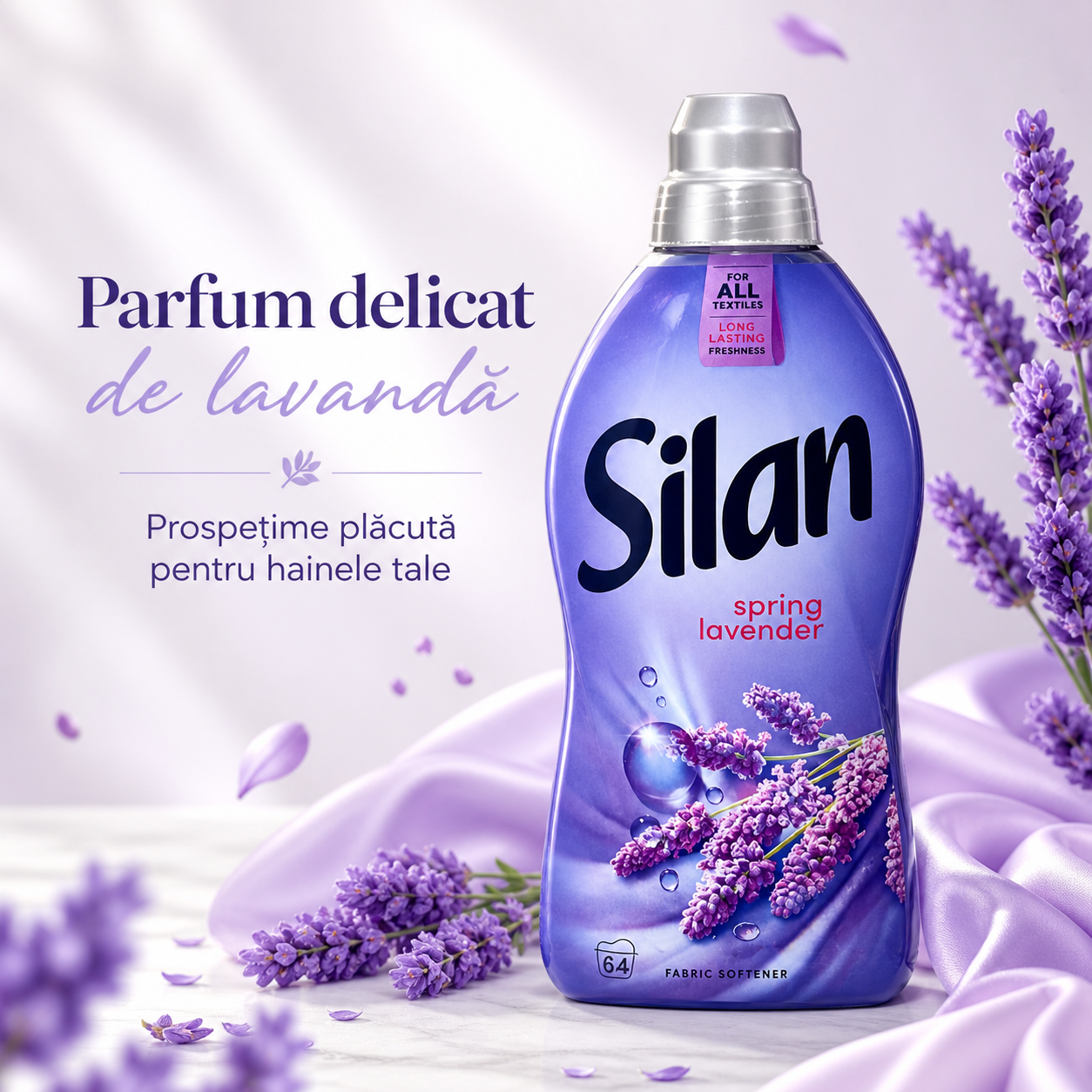 Silan Spring Lavender balsam de rufe 1.408 L 64 spălări [4]