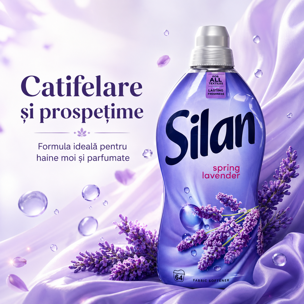 Silan Spring Lavender balsam de rufe 1.408 L 64 spălări [5]