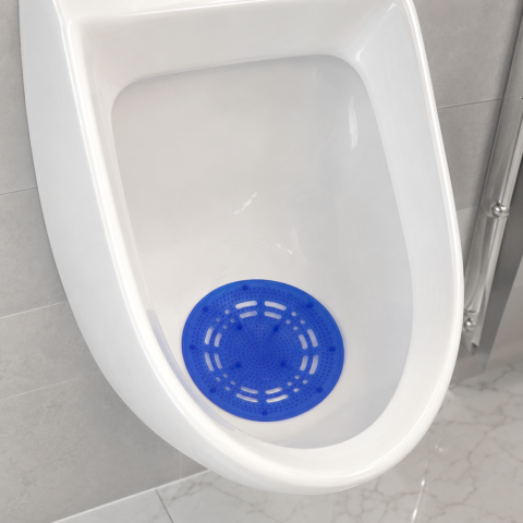 Curățenie baie - Sită parfumată pentru pisoar Misavan Amiano Ocean, antistropire, 18,5 cm