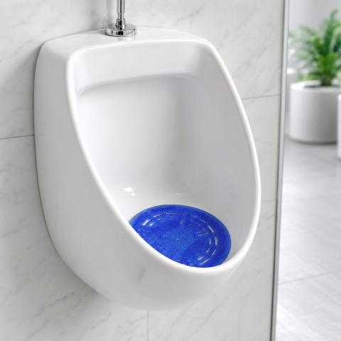 Curățenie baie - Sită parfumată pentru pisoar Misavan Amiano Fresh, antistropire, 18,5 cm