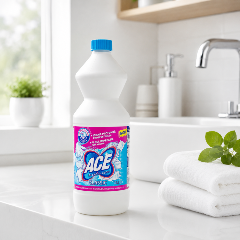 Înălbitor rufe - ACE Classic Înălbitor Gel cu Clor 1 L