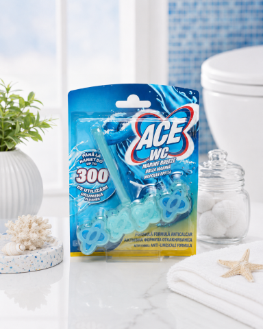 Curățenie baie - ACE WC Odorizant Toaletă Briză Marină 48 g