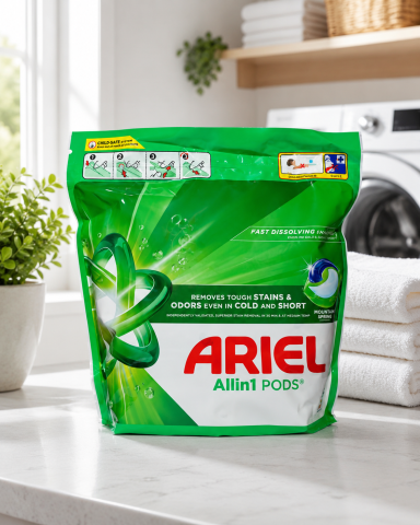 Capsule detergent rufe - Ariel All in 1 Pods Mountain Spring Detergent Capsule Rufe 65 Capsule