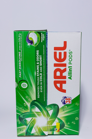 Detergenți și balsam rufe - Ariel All in One Pods Mountaing Spring, detergent automat de rufe, capsule, 38 buc