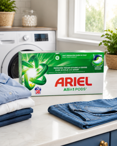 Capsule detergent rufe - Ariel All in 1 Pods Mountain Spring Detergent Capsule Rufe 38 Capsule