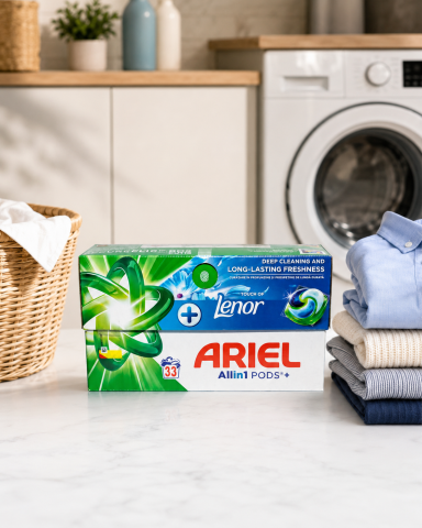 Capsule detergent rufe - Ariel All in 1 Pods Touch of Lenor Fresh Air Detergent Capsule 33 Capsule