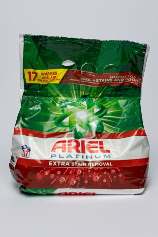 Detergent de rufe pudra - Ariel Extra Stain Removal, detergent automat de rufe, pudra, 17 spalari, 1.105 kg