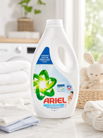 Detergent  rufe lichid - Ariel Sensitive Skin Detergent Automat de Rufe Lichid 40 Spalari 1.8 L