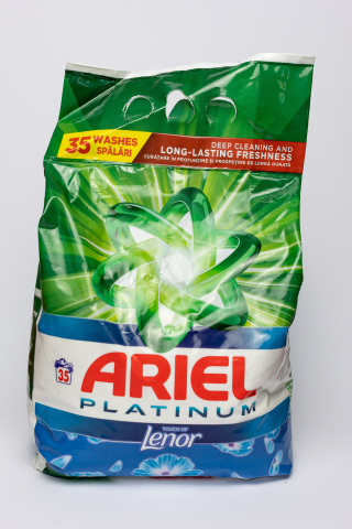 Detergent de rufe pudra - Ariel Touch of Lenor, detergent automat de rufe, pudra, 35 spalari, 2.27 kg