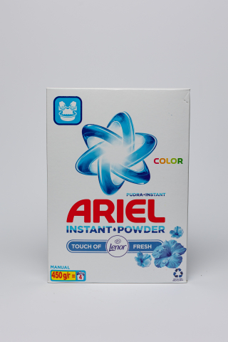 Detergent de rufe pudra - Ariel Touch of Lenor Fresh, detergent manual de rufe, pudra, 450 g