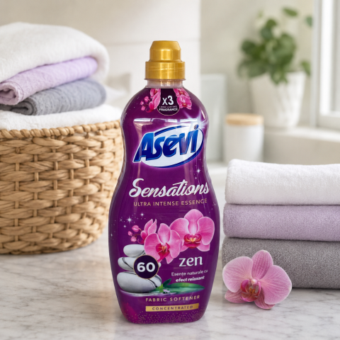 Detergenți & balsam rufe - Asevi Sensations Zen Balsam Rufe Concentrat 1,44 L 60 Spălări