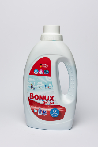 Detergenți și balsam rufe - Bonux 3 in 1 Polar Ice Fresh, detergent automat de rufe, gel, 18 spalari, 900 ml