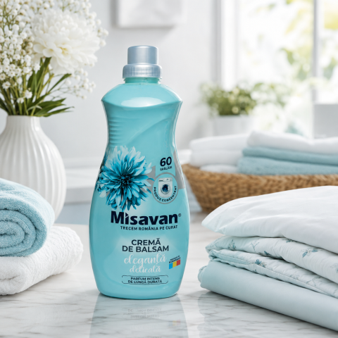 Detergenți & balsam rufe - Misavan Cremă de Balsam Rufe Eleganță Delicată 1.5 L 60 Spălări