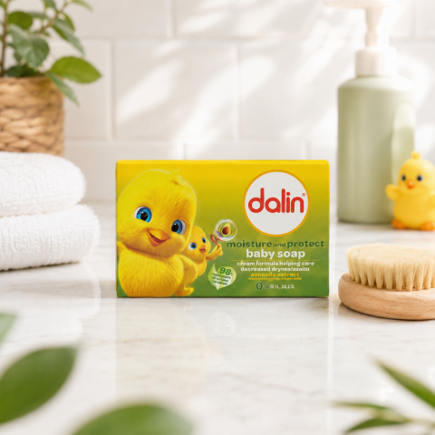 Îngrijire bebeluși & copii - Dalin Săpun Solid pentru Bebeluși cu Avocado Moisture and Protect 100 g