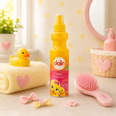 Șampon copii - Dalin Spray Balsam de Păr pentru Copii Descurcare și Pieptănare Ușoară 200 ml