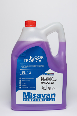Detergenți și balsam rufe - Detergent Profesional Pardoseli Misavan Floor Tropical, 5L