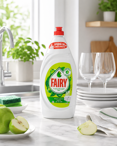 Curățenie bucătărie - Fairy Apple Detergent de Vase cu Parfum de Mar 1.35 L