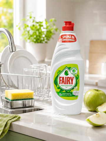 Curățenie bucătărie - Fairy Apple Detergent de Vase cu Parfum de Mar 450 ml