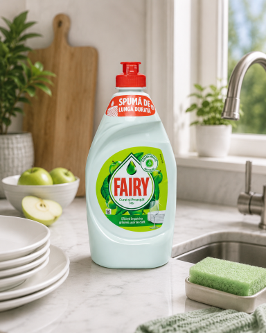 Curățenie bucătărie - Fairy Apple Detergent de Vase cu Parfum de Mar 750 ml