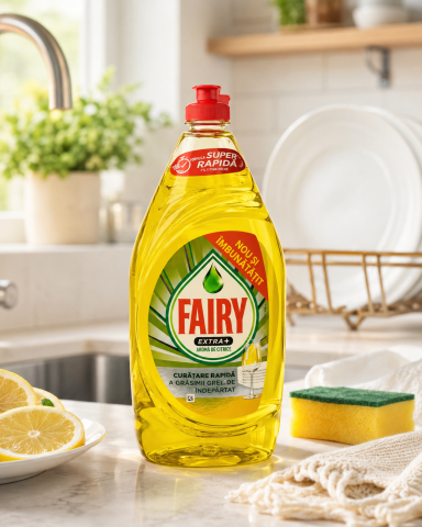 Curățenie bucătărie - Fairy Extra Detergent de Vase cu Arome de Citrice 1.35 L
