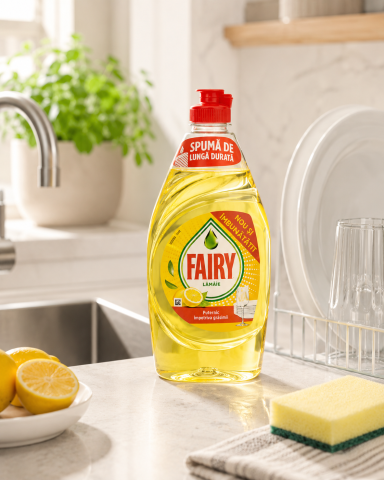 Curățenie bucătărie - Fairy Lemon Detergent de Vase 450 ml