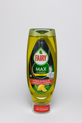 Produse curatare bucatarie - Fairy Max Power Lemon, detergent de vase, cu parfum de lamaie, 0.545 l