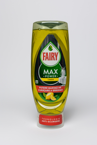 Produse curatare bucatarie - Fairy Max Power Lemon, detergent de vase, cu parfum de lamaie, 0.73 l