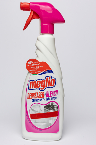 Produse curatenie casa - Meglio Spray, degresant, cu inalbitor spuma igienizant, 650 ml