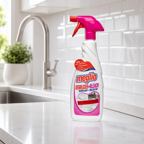 Degresanti bucatarie - Meglio Spray Degresant cu Înălbitor 650 ml