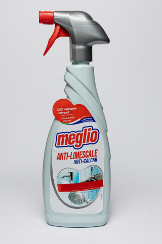 Produse curatare baie - Meglio Spray, detergent, anticalcar, 650 ml