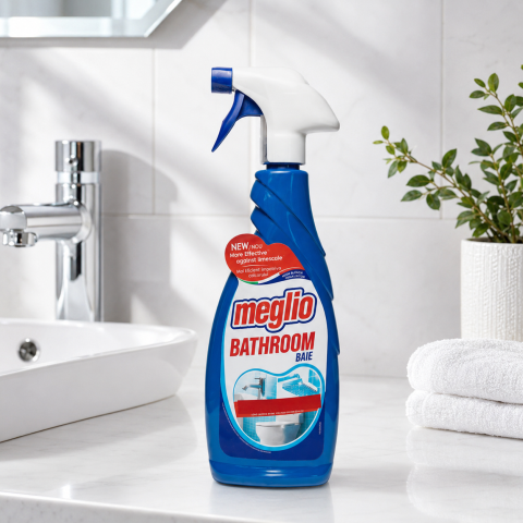 Soluții curățare baie - Meglio Spray Detergent pentru Baie 650 ml