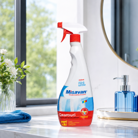 Soluții curățare geamuri - Misavan Soluție Curățare Geamuri 4 în 1 750 ml