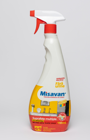 Produse curatenie casa - Misavan solutie multifunctionala pe baza de amoniac 4in1 750ml