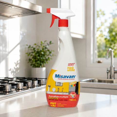 Curățenie casă - Misavan Soluție Multifuncțională pe bază de Amoniac 4 în 1 750 ml